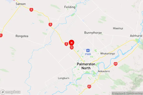 Newbury,Manawatu-Wanganui Region Map