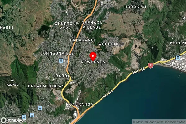 Newlands,Wellington Satellite Map