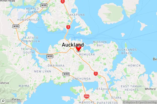 Newmarket,Auckland Region Map