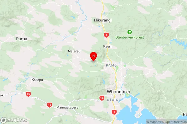 Ngararatunua,Northland Region Map