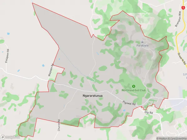 ZipCode 0185 Map for Ngararatunua