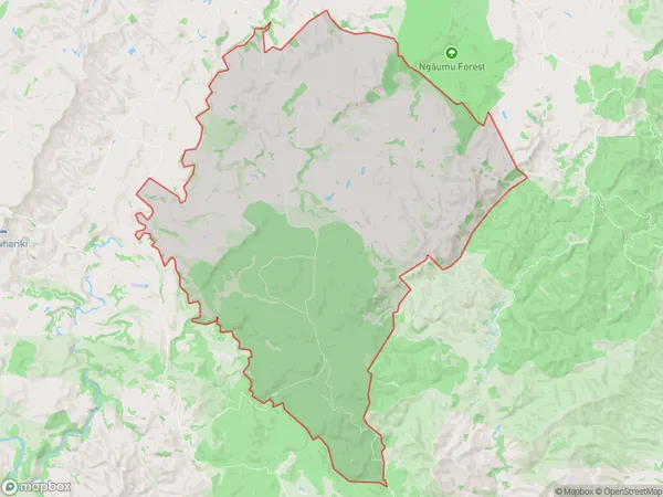 Ngaumu, Wellington Polygon Area Map