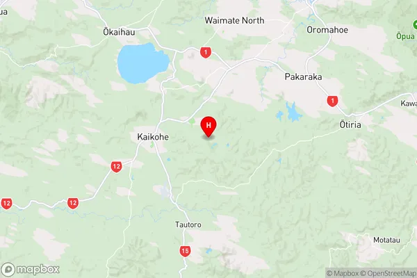 Ngawha Springs,Northland Region Map