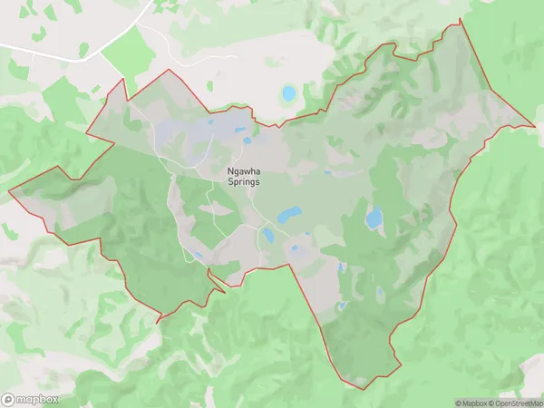 Ngawha Springs, Northland Polygon Area Map