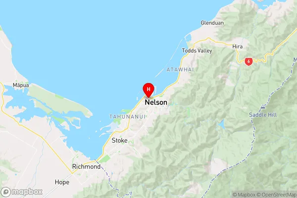 Beachville,Nelson Region Map