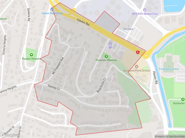 Beachville, Nelson Polygon Area Map