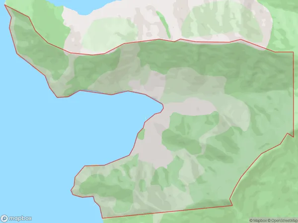 Nikau Bay, Marlborough Polygon Area Map