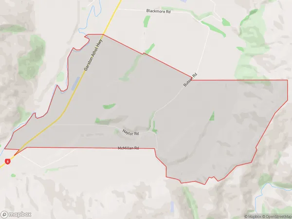 Nokomai, Southland Polygon Area Map