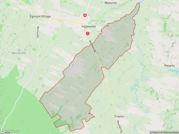 Norfolk, Taranaki Polygon Area Map