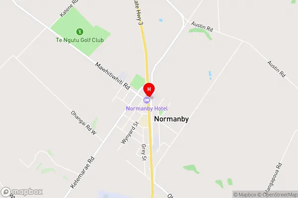 Normanby,Taranaki Area Map