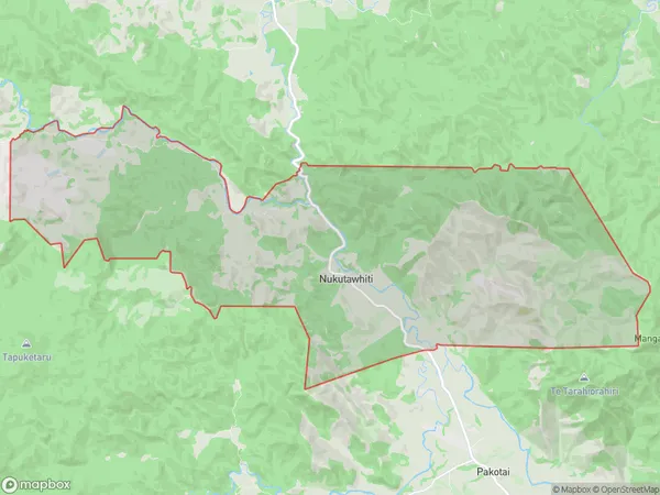 Nukutawhiti, Northland Polygon Area Map