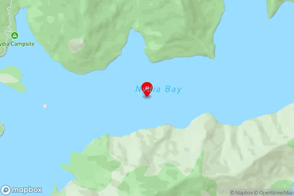 Nydia Bay,Marlborough Area Map