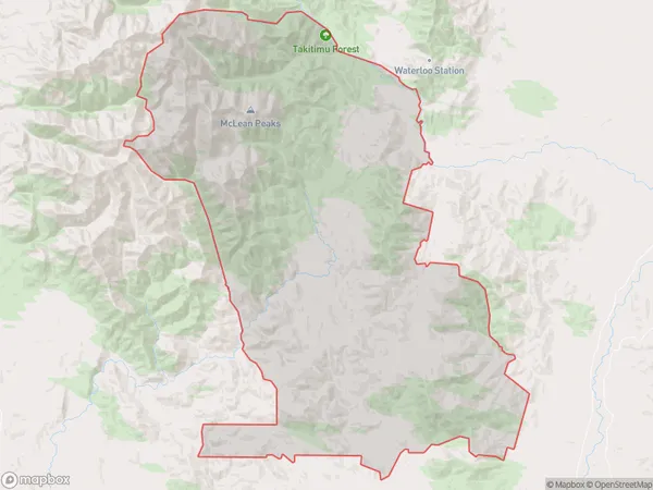 Beaumont, Otago Polygon Area Map