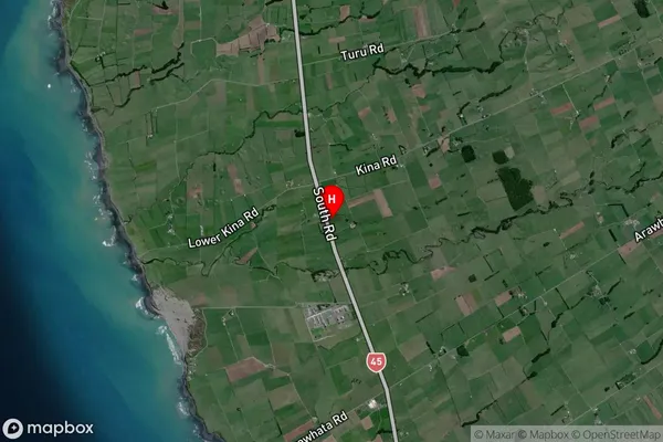 Oaonui,Taranaki Satellite Map