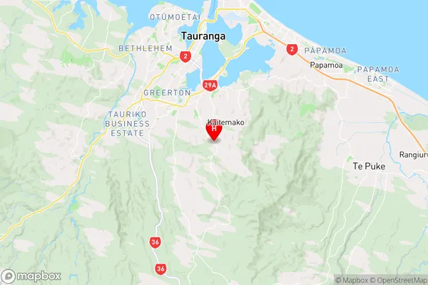 Ohauiti,Bay of Plenty Region Map
