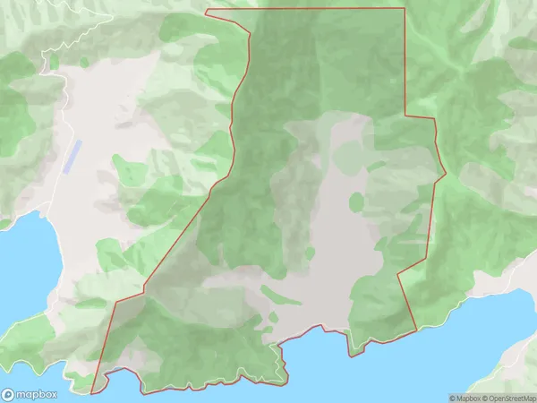 Ohauparuparu Bay, Marlborough Polygon Area Map