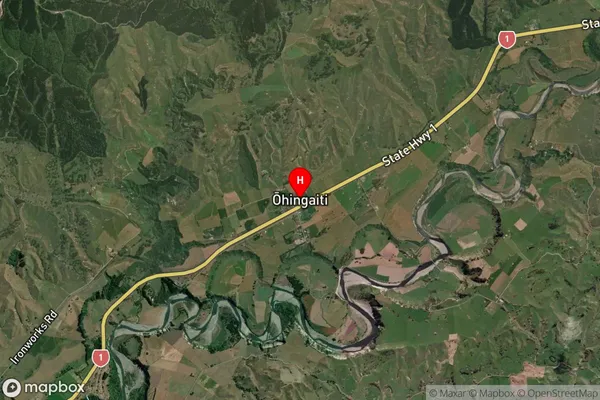 Ohingaiti,Manawatu-Wanganui Satellite Map