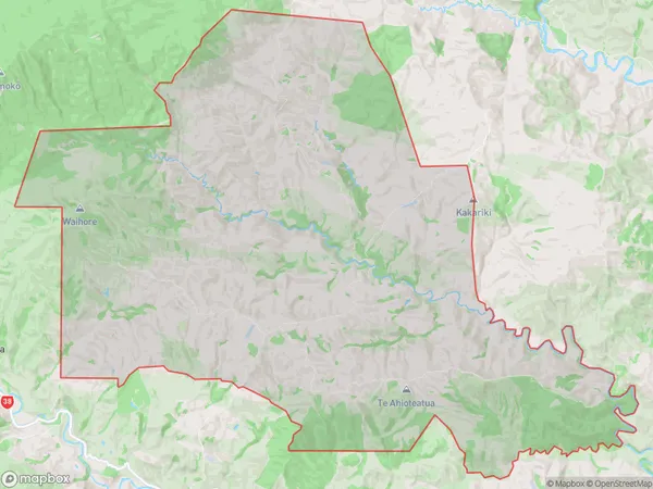 Ohuka, Hawke's Bay Polygon Area Map