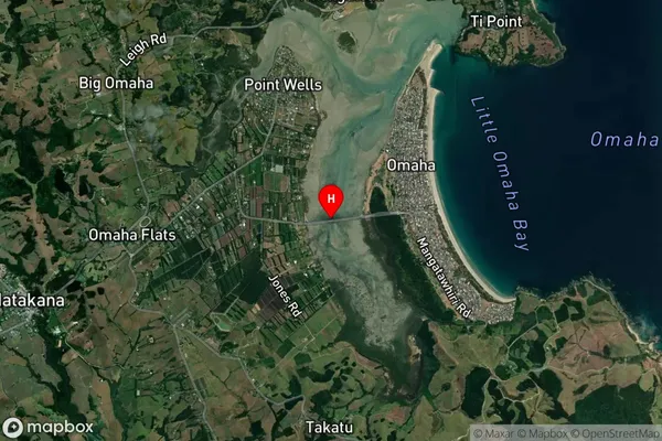 Omaha,Auckland Satellite Map