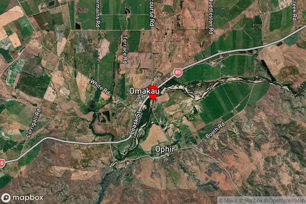 Omakau,Otago Satellite Map