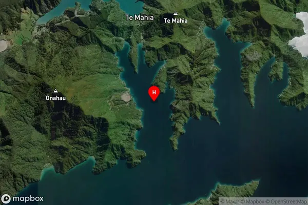 Onahau Bay,Marlborough Satellite Map