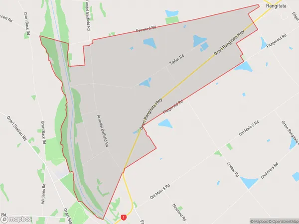 Belfield, Canterbury Polygon Area Map