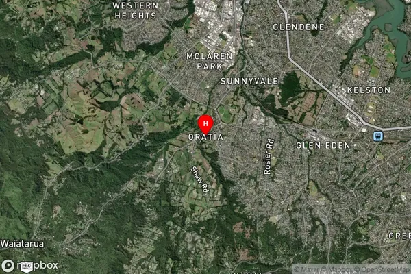 Oratia,Auckland Satellite Map