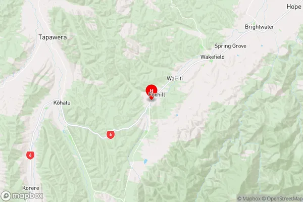 Belgrove,Tasman Region Map