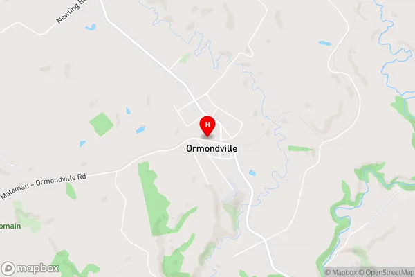 Ormondville,Manawatu-Wanganui Area Map