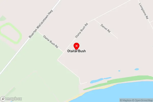 Otaitai Bush,Southland Area Map