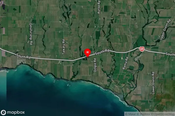 Otakeho,Taranaki Satellite Map