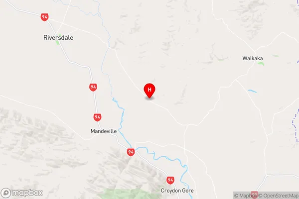 Otama,Southland Region Map