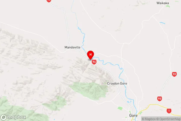 Otamita,Southland Region Map