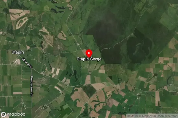 Otapiri Gorge,Southland Satellite Map