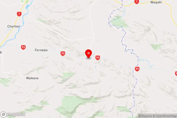 Otaraia,Southland Region Map