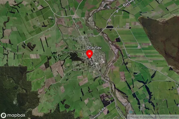 Otautau,Southland Satellite Map