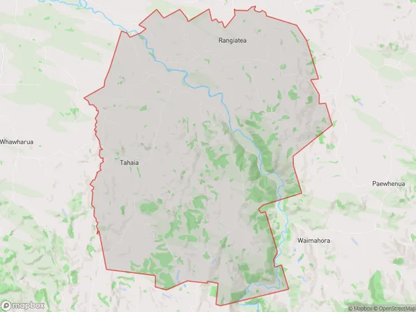 Otewa, Waikato Polygon Area Map