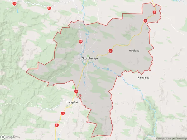 ZipCode 3940 Map for Otorohanga