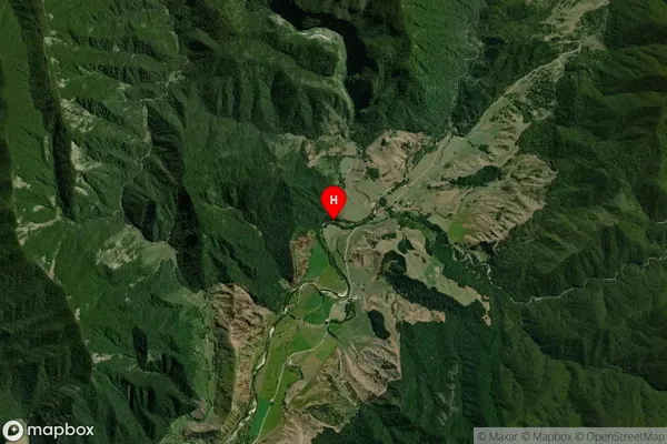 Owen River,Tasman Satellite Map