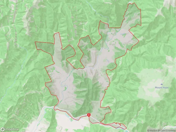 Owen River, Tasman Polygon Area Map