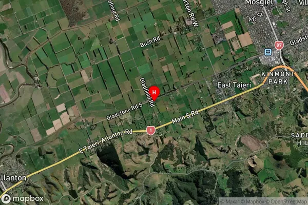 Owhiro,Otago Satellite Map