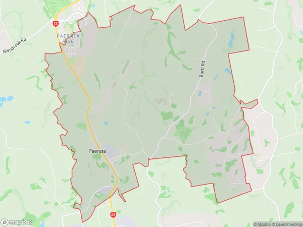 Paerata, Auckland Polygon Area Map