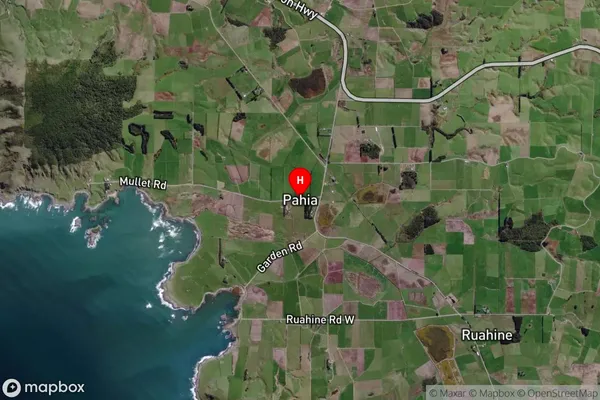 Pahia,Southland Satellite Map