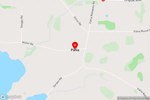 Pahia,Southland Area Map
