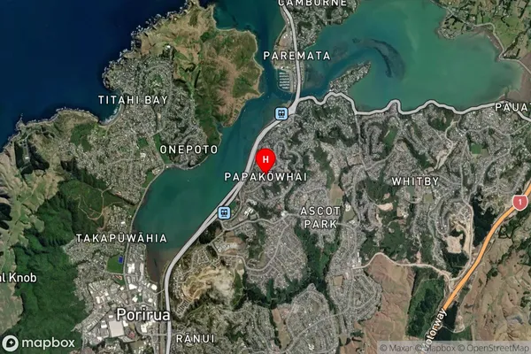 Papakowhai,Wellington Satellite Map