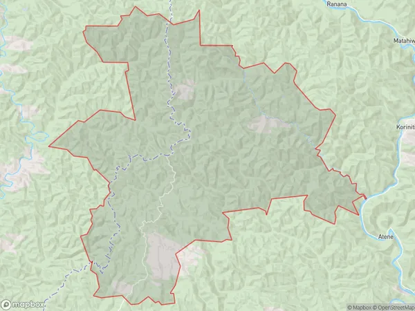 Paparangi, Wellington Polygon Area Map