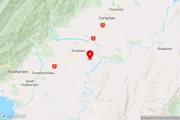 Papawai,Wellington Region Map