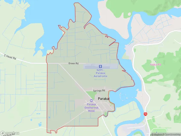 ZipCode 0830 Map for Parakai