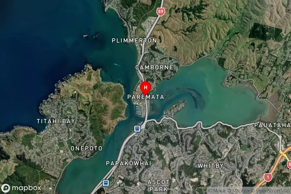 Paremata,Wellington Satellite Map