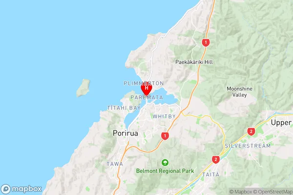 Paremata,Wellington Region Map